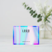 Moderne Holografische Eenhoorn Armbanden Visitekaartje (Staand voorkant)