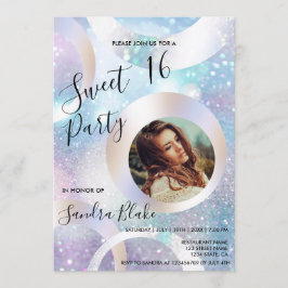 Moderne holografische Folie Voeg uw foto-holograaf Kaart