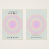 Moderne holografische juwelen die Kaart verdienen (Voorkant /achterkant)