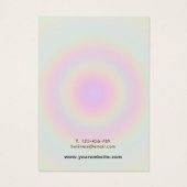 Moderne holografische juwelen die Kaart verdienen (Achterkant)