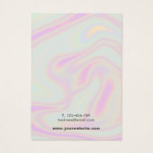 Moderne holografische juwelen die Kaart verdienen (Achterkant)