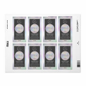 Moderne holografische logo script body boter l etiket (Full Sheet)