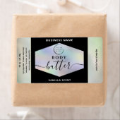 Moderne holografische logo script body boter l etiket (Insitu)