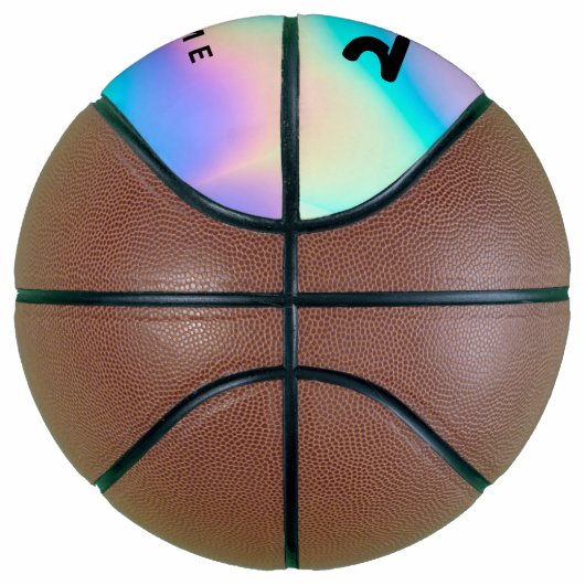 Moderne holografische naam Japanse golf Basketbal (Rechts)