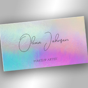 Moderne Holografische Opal Stone Visitekaartje