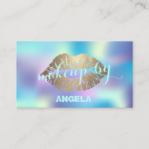 Moderne Holografische Professionele Lippen Make-up Visitekaartje