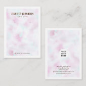 Moderne holografische regenboog oorbel display visitekaartje