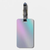 Moderne Holografische regenboogontwerp Aanpassen Bagagelabel (Achterkant verticaal)