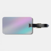 Moderne Holografische regenboogontwerp Aanpassen Bagagelabel (Achterkant horizontaal)