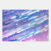 Moderne Holograph Wrap Paper Flat Sheet Set van 3 (Voorkant 2)