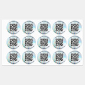 Moderne Holographic Business CR Code en website Labels (Vel)