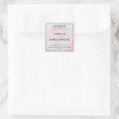 Moderne Holographic Candle Label Sticker (Tas)