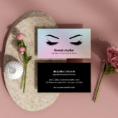 Moderne Holographic Eyelash Browbar professional Visitekaartje