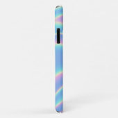 Moderne Holographic Iridescent Personalized Name Case-Mate iPhone Case (Achterkant/rechts)