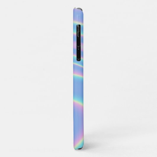 Moderne Holographic Iridescent Personalized Name Case-Mate iPhone Case (Achterkant/links)