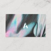 Moderne Holographic Professional Designer Visitekaartje (Voorkant)