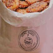 Moderne Home Baked Cupcakes Rubberstempel