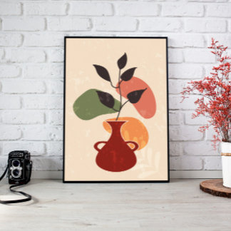 Moderne Home Deco, Boho Wallart Canvas Afdruk