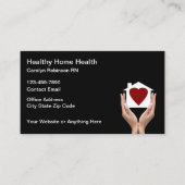 Moderne Home Gezondheid Medische Visitekaartjes (Voorkant)