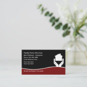 Moderne Home Handyman Services Visitekaartje (Staand voorkant)