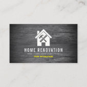Moderne Home Renovation Reparation Handyman Visitekaartje (Voorkant)