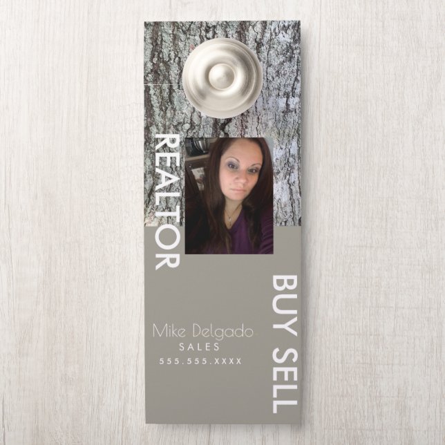 Moderne Home Sales Broker van Property Manager Deurhanger (Op knop)