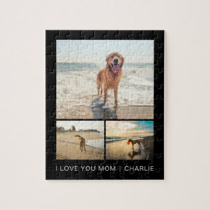 Moderne Hond Moeder Cute Honden Zwarte Huisdier Fo Legpuzzel