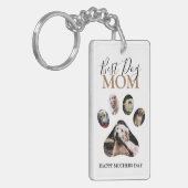 Moderne Hond Moeder | Foto Collage Sleutelhanger (Voorkant Links)