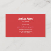 Moderne Hond Walker Pet Sitting Hond Walking Servi Visitekaartje (Achterkant)