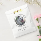 Moderne Honden Foto Huwelijk Bedankzakje (Gezegeld)