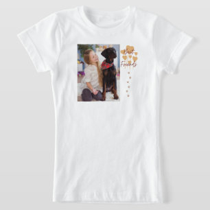 Moderne Hondenliefhebber Single Photo T-Shirt