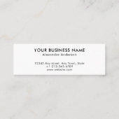 Moderne honingbijenkaars Honingraat Mini Visitekaartje (Achterkant)