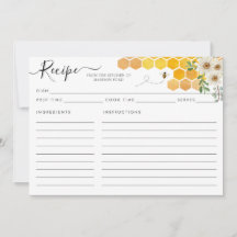 Moderne Honingraat Bumblebee Geel Bijenrecept Kaar