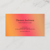 Moderne honingraat en zeshoek bij logo visitekaartje (Achterkant)