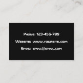 Moderne honkbal coach speler Team Club Green Neon Visitekaartje (Achterkant)