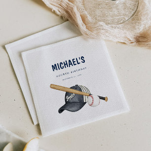 Moderne honkbal thema papier servet