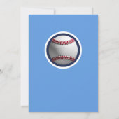 Moderne honkbalspeler thema verjaardag kaart (Achterkant)