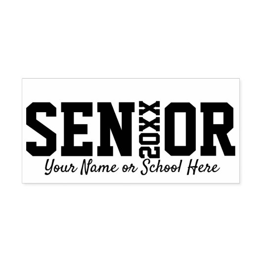 Moderne hoofdblokletters van 2019 rubberstempel (Afrduk)