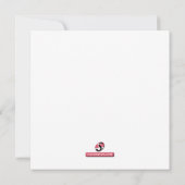 Moderne Hootenanny Square Party uitnodigingen (Achterkant)