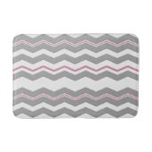 Moderne horizontale Chevron met elke kleur Badmat (Voorkant)