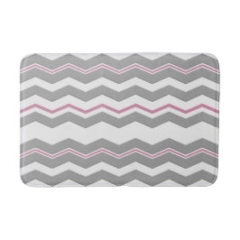 Moderne horizontale Chevron met elke kleur Badmat