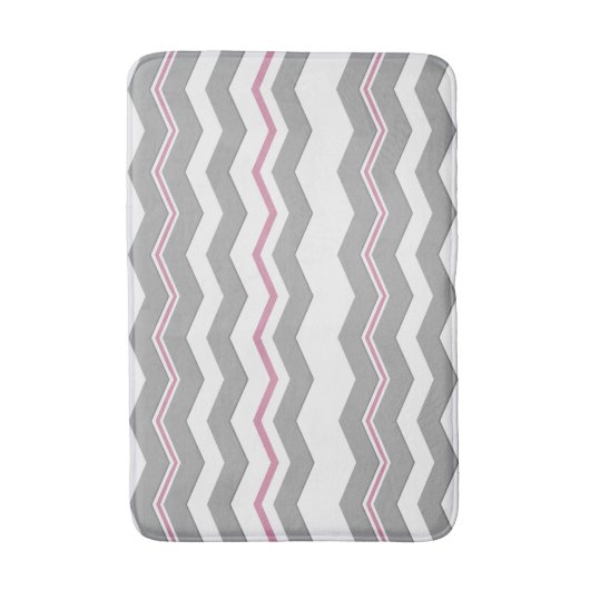 Moderne horizontale Chevron met elke kleur Badmat (Voorkant Verticaal)