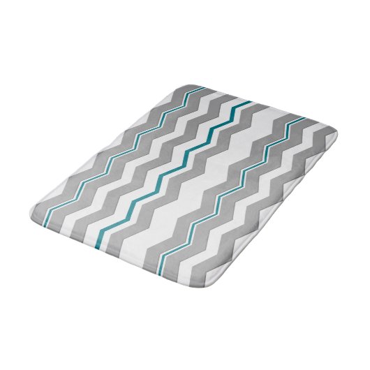 Moderne horizontale Chevron met elke kleur Badmat (Gekanteld)