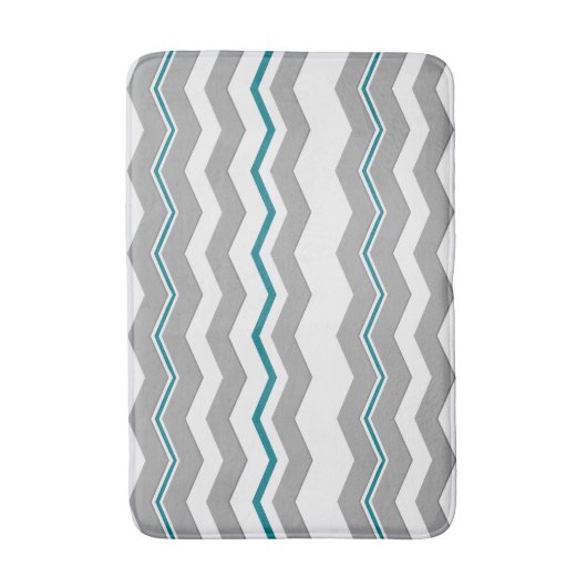 Moderne horizontale Chevron met elke kleur Badmat (Voorkant Verticaal)