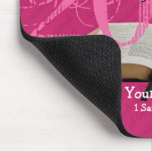 Moderne Hot Pink Aangepast jaar Bijbel Christelijk Muismat (Hoek)