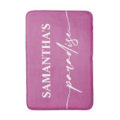 Moderne Hot Pink Badmat (Voorkant Verticaal)