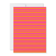 Moderne Hot Pink en Oranje brede cabana streep