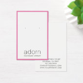 Moderne Hot-Roze rand die Kaart verdient (Bureau)