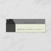 Moderne House Real Estate Agent House Services Pro Mini Visitekaartje (Achterkant)