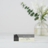 Moderne House Real Estate Agent House Services Pro Mini Visitekaartje (Staand voorkant)